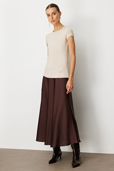 ON Zero Neck Moon Sleeve Basic Blouse