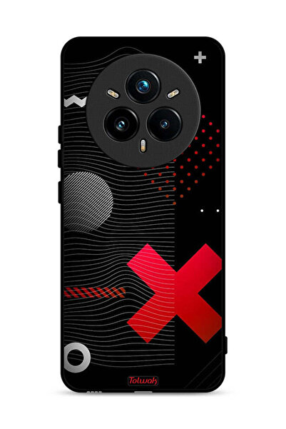 Tolwak غطاء حماية لهاتف Realme 14 Pro Plus 5G بعلامة الصليب