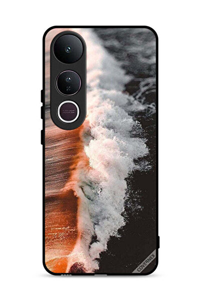 Covernex غطاء حماية فيفو V50 لايت بتصميم موجة مياه البحر