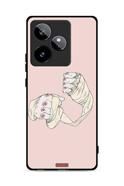 Tolwak غطاء حماية لهاتف Realme GT 7 5G برسومات فنية مقاتلة