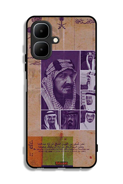 Tolwak غطاء حماية لهاتف إنفينيكس سمارت ١٠ - صور قديمة لملوك السعودية