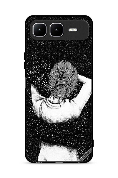 Covernex غطاء حماية لهاتف إنفينيكس سمارت ١٠ بلس بنقشة فتاة الخربشة الليلية