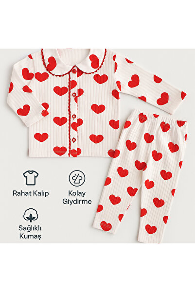 MYZİ STORE Newborn Baby Kids Pajamas Set