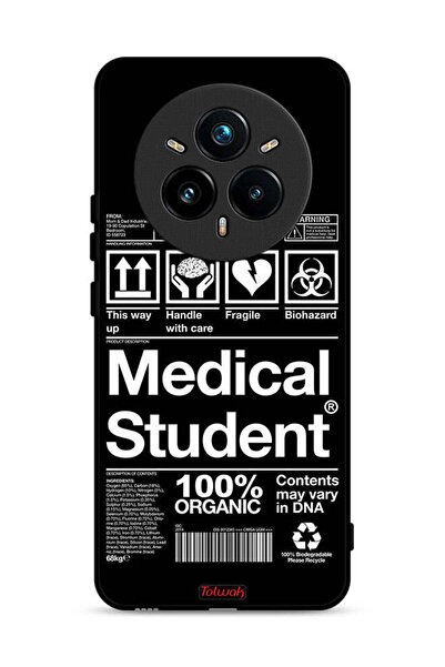 Tolwak غطاء حماية لهاتف Realme 14 Pro 5G، ملصق طالب الطب
