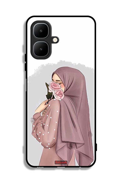 Tolwak غطاء حماية تكنو بوب 10 برسومات فتاة تحمل ورودًا