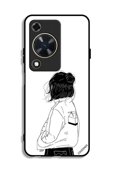 Covernex غطاء حماية لهاتف هواوي نوفا Y63 - فتاة تفكر بعمق