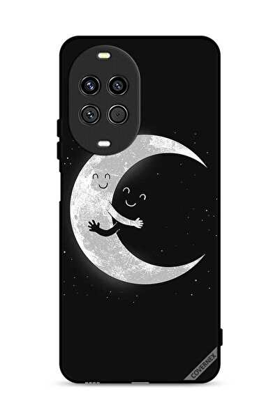 Covernex غطاء حماية لهاتف هواوي نوفا 14 برو 5G بتصميم عناق القمر والسماء المظلمة