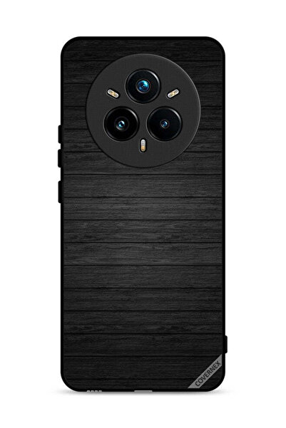 Covernex غطاء حماية لهاتف Realme 14 Pro Plus 5G بنمط خشبي داكن