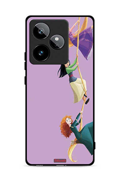 Tolwak غطاء حماية لهاتف Realme GT 7T 5G برسومات تسلق الفتيات