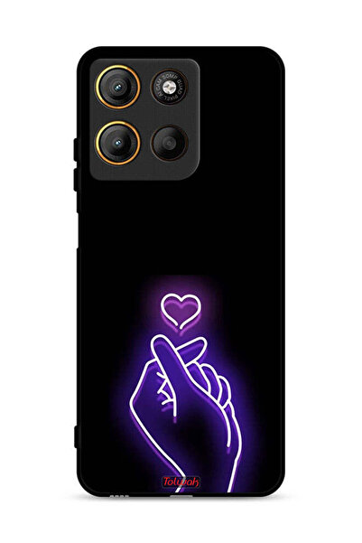 Tolwak غطاء حماية موتورولا موتو جي 15 بتصميم قلب صغير