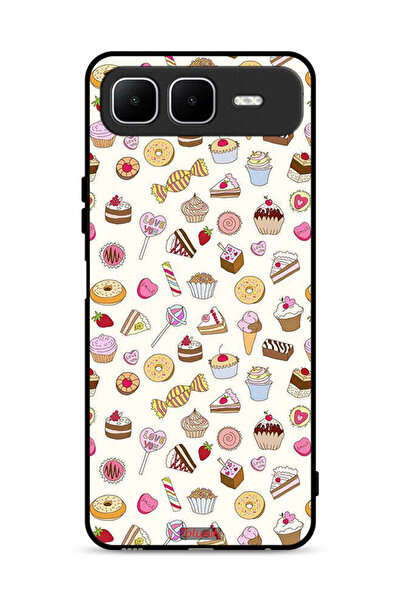 Tolwak Infinix Smart 10 Plus Protective Case Cover Pattern Of Favorite Items