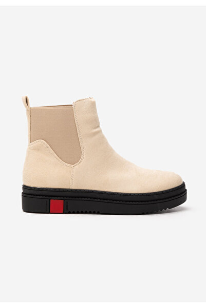 B T Shoes Béžové dámské kotníková obuv Samera