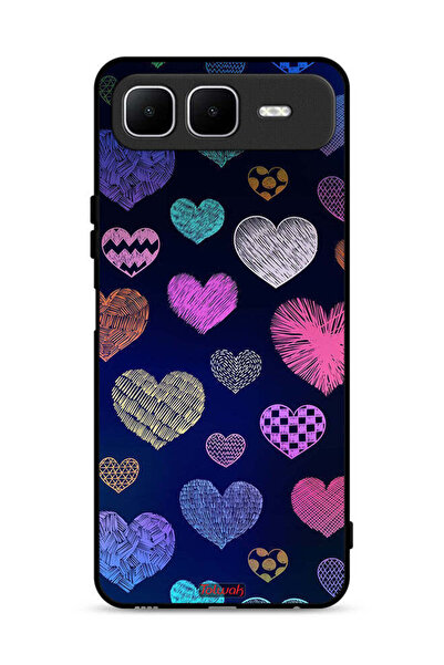 Tolwak غطاء حماية لهاتف إنفينيكس سمارت ١٠ بلس بنقشة قلوب داجا