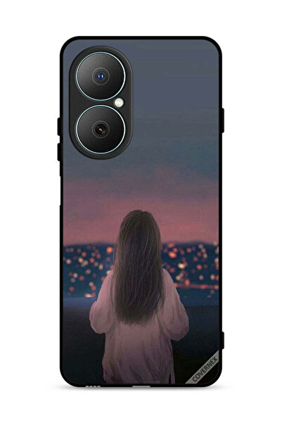 Covernex غطاء حماية لهاتف هواوي نوفا Y73 بنقشة فتاة واقفة