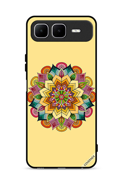 Covernex غطاء حماية لهاتف إنفينيكس سمارت ١٠ بلس بنقشة ماندالا دائرية