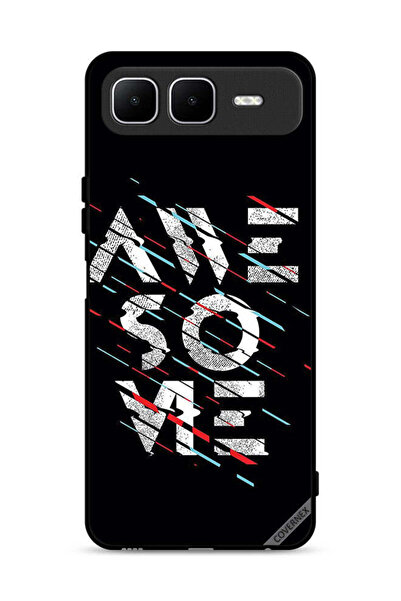 Covernex غطاء حماية لهاتف Infinix Smart 10 Plus بطبعة كلمة رائعة