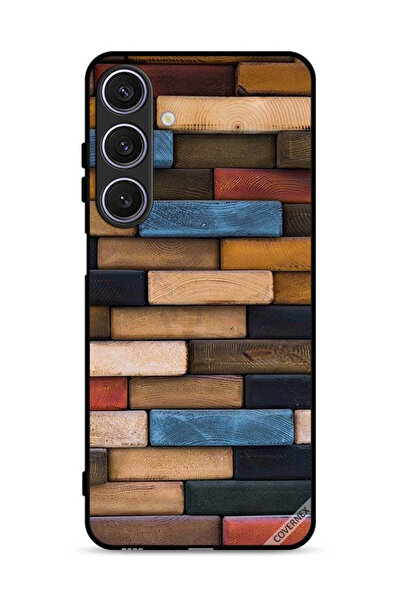 Covernex Samsung Galaxy A17 Protective Case Cover Wooden Wall