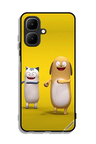 Covernex غطاء حماية تكنو بوب 10 بتصميم قصة القط والكلب