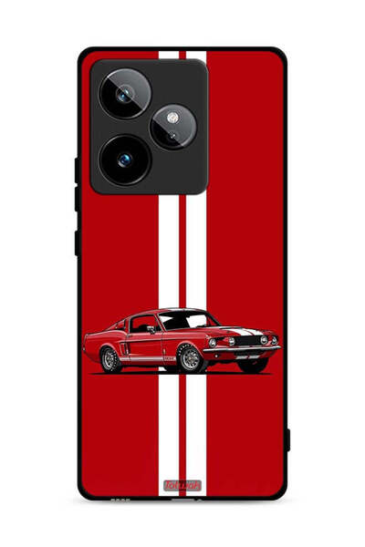 Tolwak Realme GT 7 5G Protective Case Cover Vintage Car Abstract Art