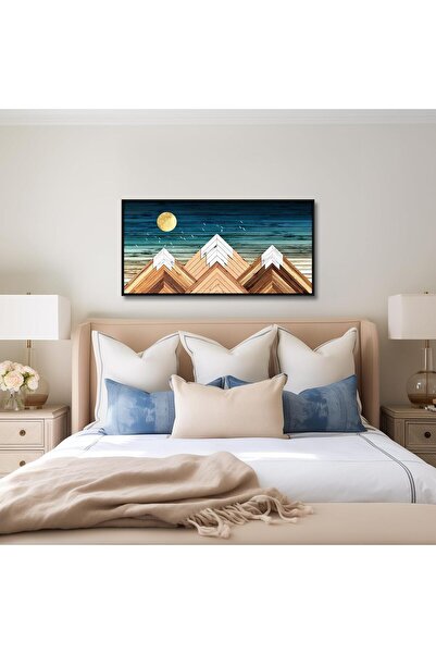 Today Idea Geometric Mountains Canvas Art by Today Idea | Rustic Wall Decor