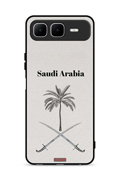 Tolwak غطاء حماية لهاتف إنفينيكس سمارت ١٠ بلس - لوحة فنية لعلامة المملكة العربية السعودية