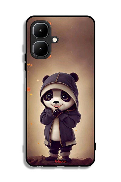 Tolwak غطاء حماية لهاتف إنفينيكس سمارت 10 - باندا صغير لطيف
