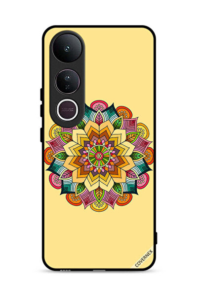Covernex غطاء حماية لهاتف فيفو V50 لايت بنمط ماندالا دائري
