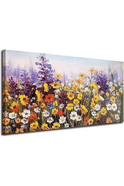 Today Idea Canvas Wall Art | Vibrant Chrysanthemum Flowers with Frame 40 × 20...