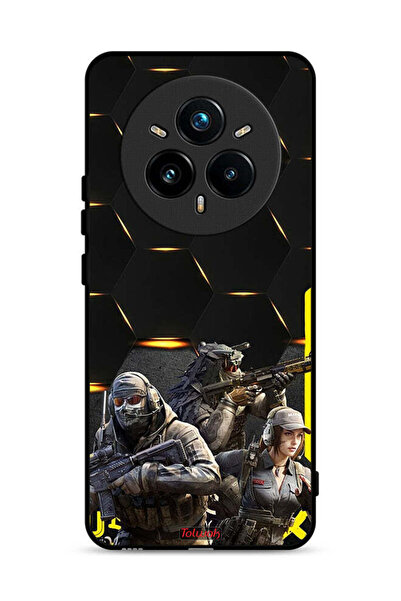 Tolwak غطاء حماية لجهاز Realme 14 Pro Plus 5G بخلفية Cyberpunk