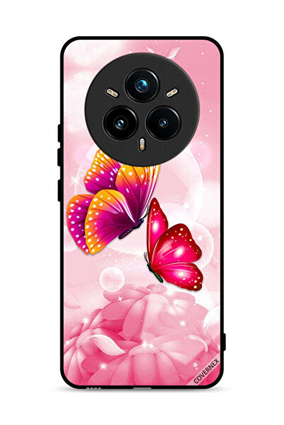Covernex غطاء حماية لهاتف Realme 14 Pro Plus 5G بنقشة فراشات لطيفة