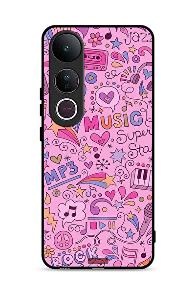 Tolwak غطاء حماية لهاتف Vivo V50 Lite - علامات موسيقية