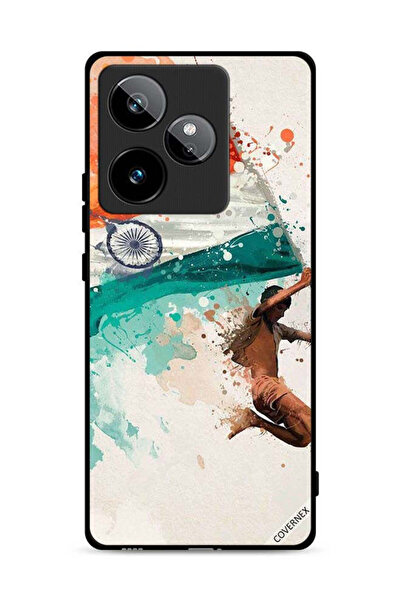 Covernex غطاء حماية لهاتف Realme GT 7T 5G يحمل علم الهند أثناء الطيران
