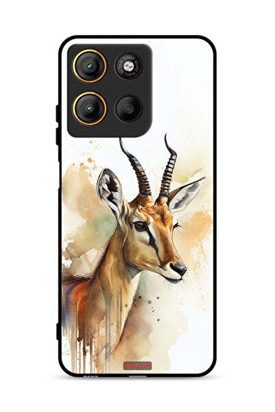 Tolwak غطاء حماية موتورولا موتو جي 15 بتصميم فن تجريدي للغزلان