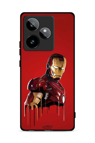 Tolwak غطاء حماية لهاتف Realme GT 7T 5G برسومات الرجل الحديدي
