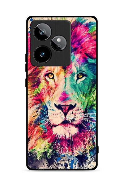 Covernex غطاء حماية لهاتف Realme GT 7T 5G بطبعة رسم الأسد