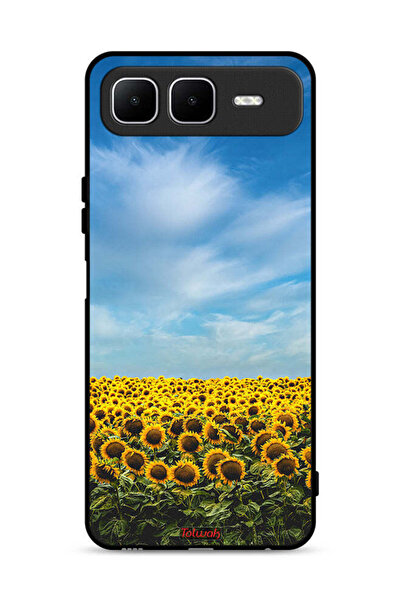 Tolwak غطاء حماية لهاتف إنفينيكس سمارت ١٠ بلس - عباد الشمس تحت السماء