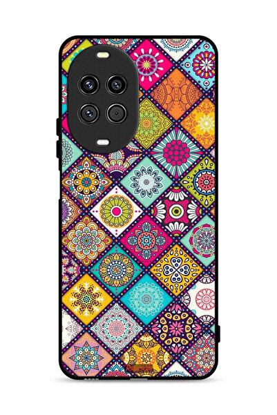 Tolwak غطاء حماية لهاتف هواوي نوفا 14 5G بنقشة مربعات ماندالا