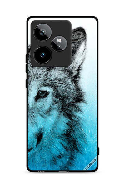 Covernex غطاء حماية لهاتف Realme GT 7 5G بتصميم نصف وجه ذئب