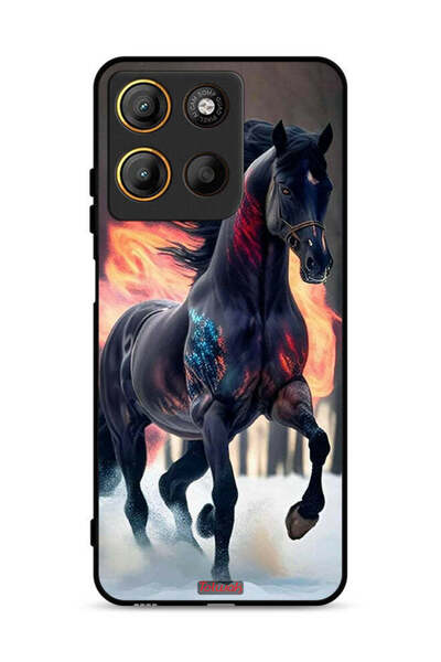 Tolwak غطاء حماية لهاتف موتورولا موتو جي 15 بتصميم حصان عالي الوضوح