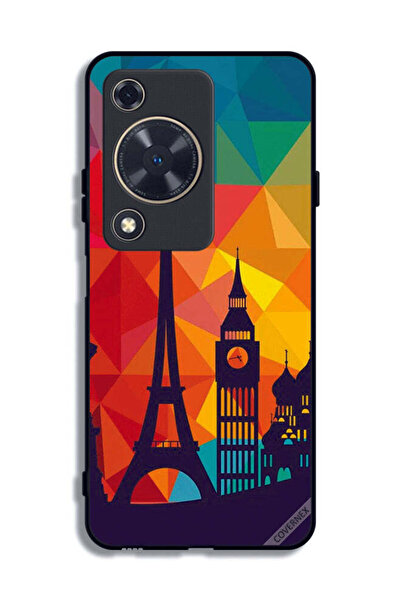 Covernex غطاء حماية لهاتف هواوي نوفا Y63 بنمط باريس الملون