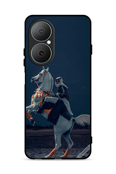Covernex غطاء حماية لهاتف هواوي نوفا Y73 - شاب على حصان