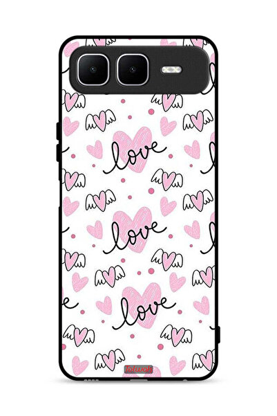Tolwak Infinix Smart 10 Plus Protective Case Cover Love And Heart Art Pattern