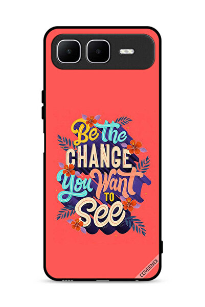 Covernex غطاء حماية لهاتف Infinix Smart 10 Plus كن التغيير الذي تريد رؤيته