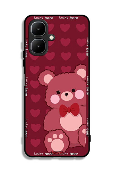 Tolwak غطاء حماية تكنو بوب 10 بتصميم الدب المحظوظ