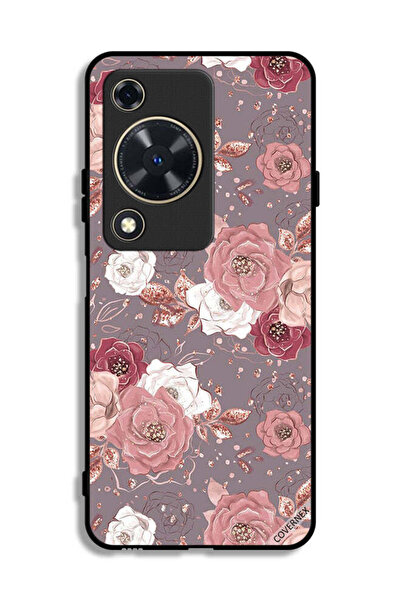 Covernex غطاء حماية لهاتف هواوي نوفا Y63 بخلفية زهرية