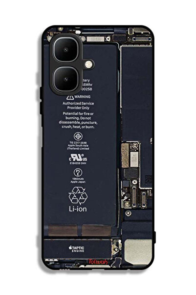 Tolwak غطاء حماية لهاتف تكنو بوب 10 بنمط دائرة الهاتف