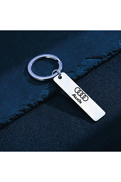gastromarka AUDI LOGOLU ÇELİK OTO, ARABA ANAHTARLIĞI