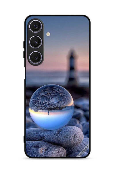 Covernex غطاء حماية لهاتف Samsung Galaxy A17، تصوير رائع للطبيعة في زجاج دائري