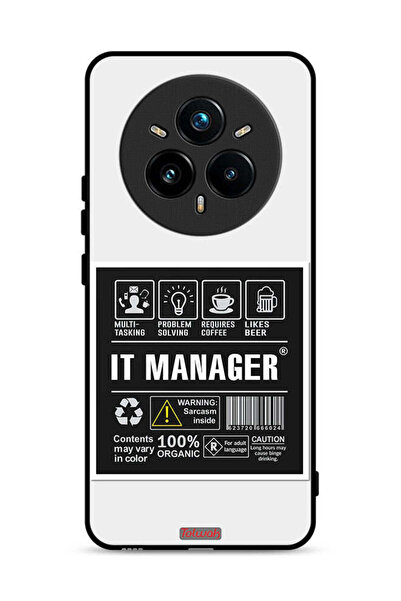 Tolwak غطاء حماية لجهاز Realme 14 Pro Plus 5G، ملصق مدير تكنولوجيا المعلومات