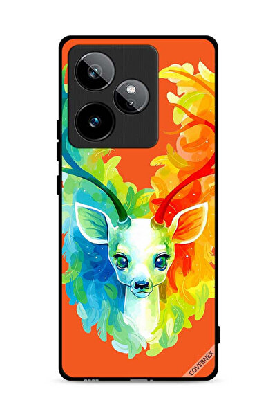 Covernex غطاء حماية لهاتف Realme GT 7T 5G بتصميم غزال ملون